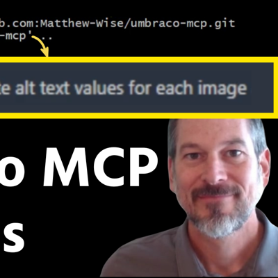 New Video: Umbraco MCP Quickstart in 5 Minutes (with 3 Practical Examples)