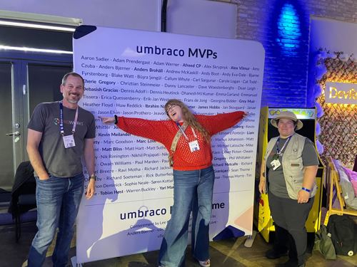 Umbraco MVP Wall